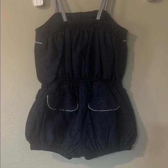 Navy Blue Kids Romper - Picture 3 of 5